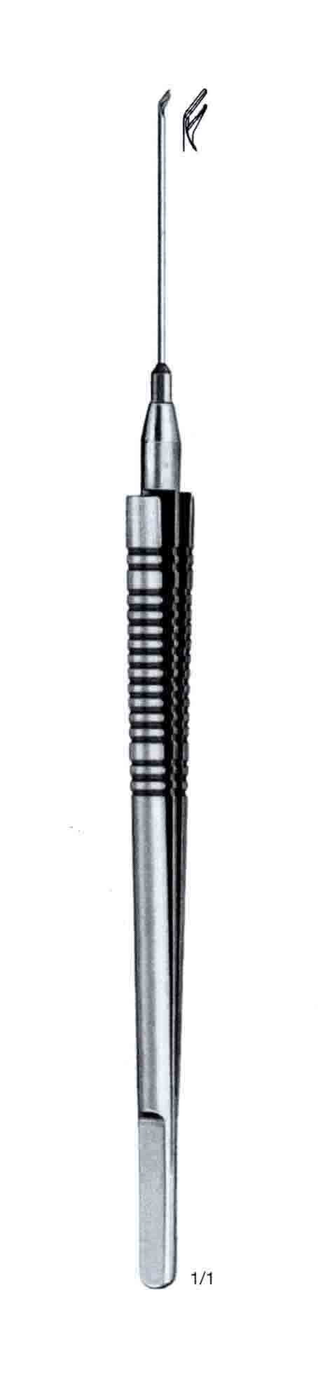 VİTREKTOMİ FORSEPS   45 DERECE EĞRİ   14,5 CM